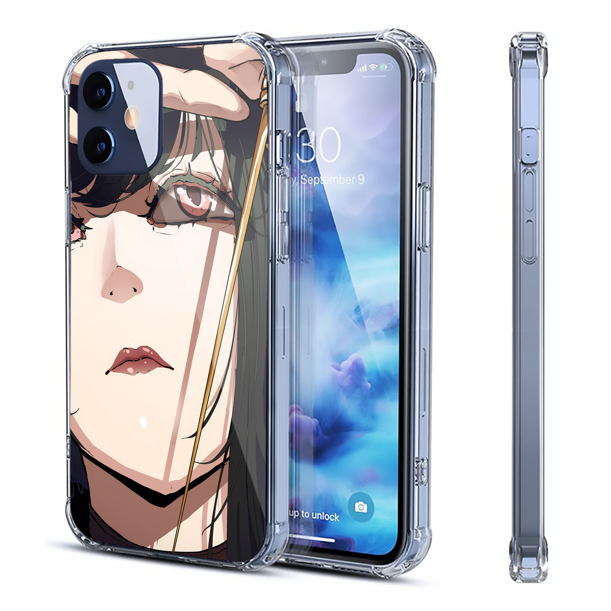（画像用） SPY×FAMILY间谍家家酒 【iPhone 12シリーズ対応】透明スマホケース（クリアソフトケース）